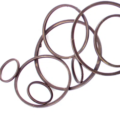 Homezia 55" X 22" Bronze Metal Wall Decor