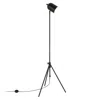 Homezia 56" Black Tripod Floor Lamp With Black Dome Shade