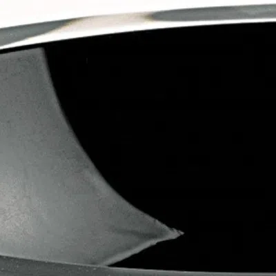 Homezia 6 Mouth Blown Crystal European Made Lead Free Jet Black Bowl In Multi
