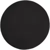 Homezia 6' X 6' Black Round Non Skid Indoor Outdoor Area Rug
