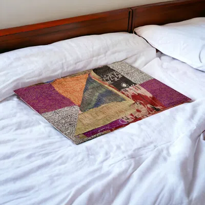 Homezia 60" X 90" Silk Multicolor Throws
