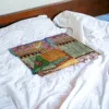 Homezia 60" X 90" Silk Multicolor Throws