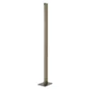 Homezia 61" Brown Led Traditional Shaped Floor Lamp