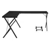 Homezia 62" Black L Shape Computer Desk