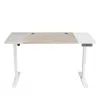 Homezia 63" Adjustable White Computer Desk
