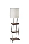 Homezia 63" Column Floor Lamp With White Drum Shade