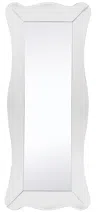 Homezia 65" Clear Novelty Glass Framed Full Length Hanging Mirror