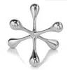 Homezia 7" Silver Buffed Aluminum Decorative Jack