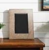 Homezia 7" X 9" Natural Cowhide 4" X 6" Picture Frame