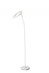 Homezia 73" White Led Torchiere Floor Lamp