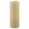 Homezia 8" Ivory Flameless Pillar Candle