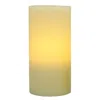 Homezia 8" Ivory Flameless Pillar Candle