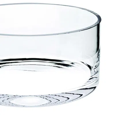 Homezia 8 Mouth Blown Lead Free Classic Glass Cylinder Bowl In Multi