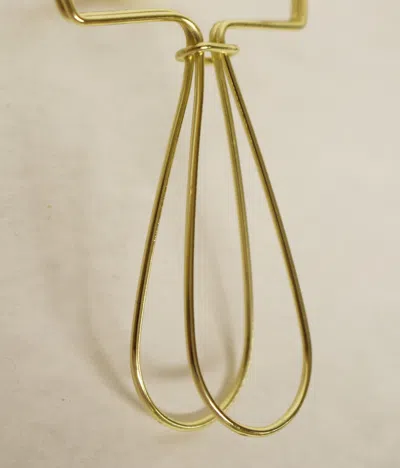 Homezia 8" White Empire Hardback Slanted Linen Lampshade In Gold