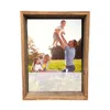 Homezia 8" X 8" Rustic Farmhouse Gray Wood Shadow Box Frame