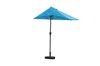 Homezia 9" Aqua Outdoor Side Wall Umbrella