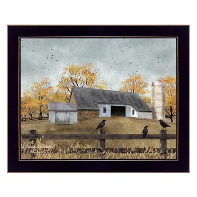 HOMEZIA A CASUAL CONVERSATION 1 BLACK FRAMED PRINT WALL ART