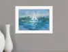Homezia A Day In The Life 2 White Framed Print Wall Art