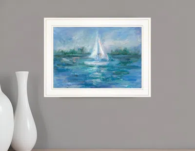 Homezia A Day In The Life 2 White Framed Print Wall Art