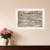 Homezia A Farmers Prayer 1 White Framed Print Wall Art