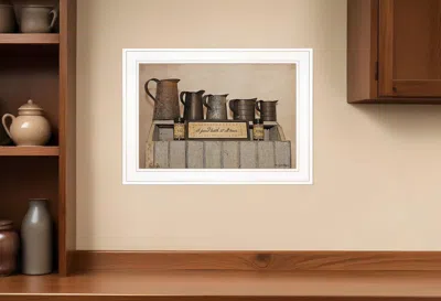 Homezia A Friend Loveth At All Time 2 White Framed Print Wall Art