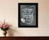 Homezia A Nurses Heart 2 Black Framed Print Wall Art
