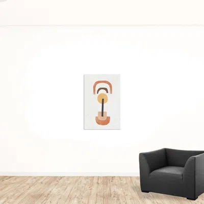 Homezia Abstract Shapes In Balance Unframed Print Wall Art