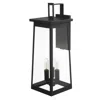 Homezia Alden 3-light Matte Black Wall Light