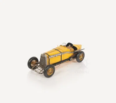 Homezia Alfa Romeo P2 Classic Racing Car Sculpture