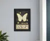 Homezia Always Say A Prayer Black Framed Print Wall Art