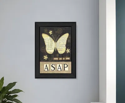 Homezia Always Say A Prayer Black Framed Print Wall Art