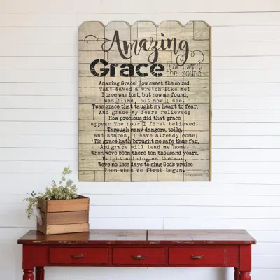 Homezia Amazing Grace 1 Unframed Print Wall Art In Multi