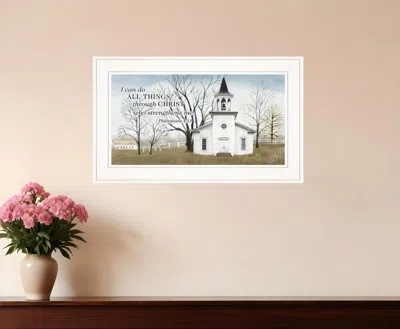 Homezia Amazing Grace 4 White Framed Print Wall Art