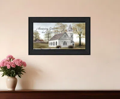 Homezia Amazing Grace 5 Black Framed Print Wall Art
