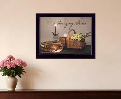 Homezia Amazing Grace 9 Black Framed Print Wall Art