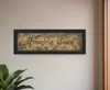 Homezia Amazing Grace Floral Black Framed Print Wall Art