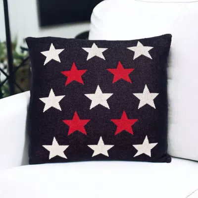 Homezia Americana Stars Throw Pillow