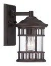 Homezia Antique Bronze Canister Wall Light