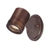 Homezia Antique Bronze Cylinder Wall Spotlight