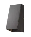 Homezia Antique Bronze Geometric Wall Sconce