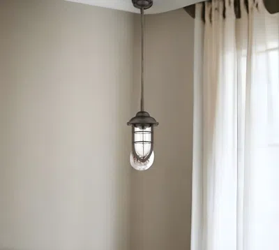 Homezia Antique Bronze Teardrop Shape Pendant Light In Black