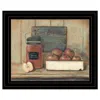Homezia Apple Butter 2 Black Framed Print Kitchen Wall Art