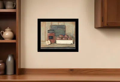 Homezia Apple Butter 4 Black Framed Print Wall Art