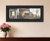 Homezia Approaching Dusk Black Framed Print Wall Art