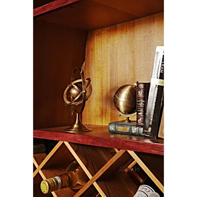 Homezia Armillary Brass With Bright Annealed Finish In Brown