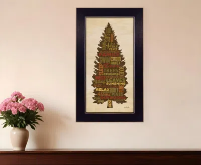 Homezia At The Lake 1 Black Framed Print Wall Art