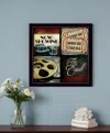 Homezia At The Movies 1 Black Framed Print Wall Art