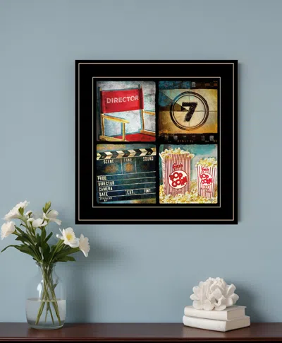 Homezia At The Movies 5 Black Framed Print Wall Art In Multi