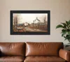 Homezia Autumns Bounty Black Framed Print Wall Art