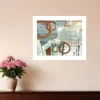 Homezia Balance This Ii 1 White Framed Print Wall Art